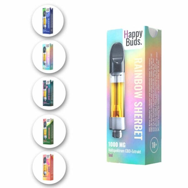 Happy Buds CBD Extraktkartusche - Gorilla Glue